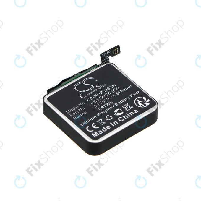 Bateria do Huawei Watch GT3 Pro 46mm, 510mAh, Li-Pol, 3.87V, HB572728EFW, HQ