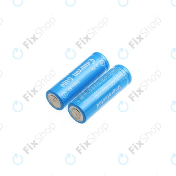 Akumulator, 2 szt, 650mAh, Li-ion, 3.7V, 14430, HQ