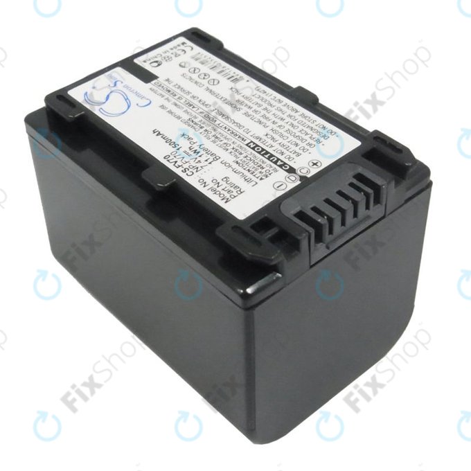 Bateria do Sony DCR-DVD, HC, SR, HDR-CX, HC, PJ, XR, NEX-VG, 1500mAh, Li-Ion, 7.4V, NP-FV70, HQ