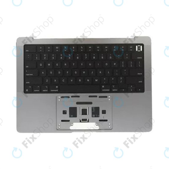Górna rama klawiatury do MacBook Pro 14", A2442 (2021), A2779 (2023), z klawiaturą US i baterią, Space Gray, 661-32210, Genuine Apple