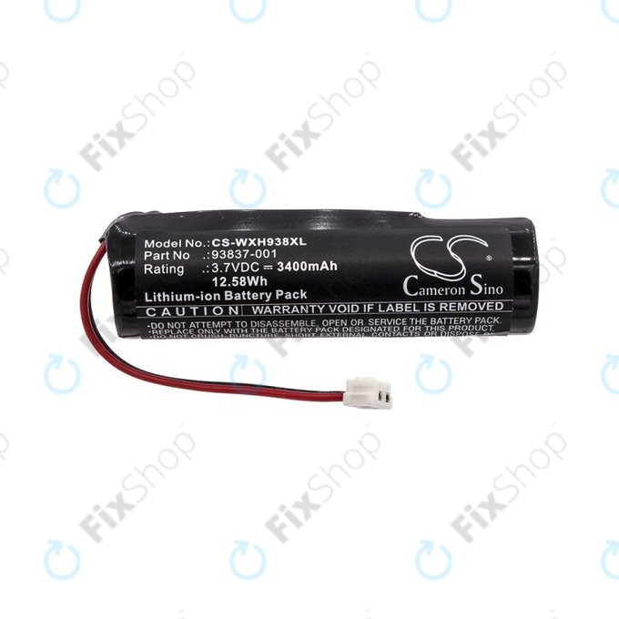 Bateria do WAHL Beretto Black Stealth, Chrome, 3400mAh, Li-Ion, 3.7V, 93837-001, HQ