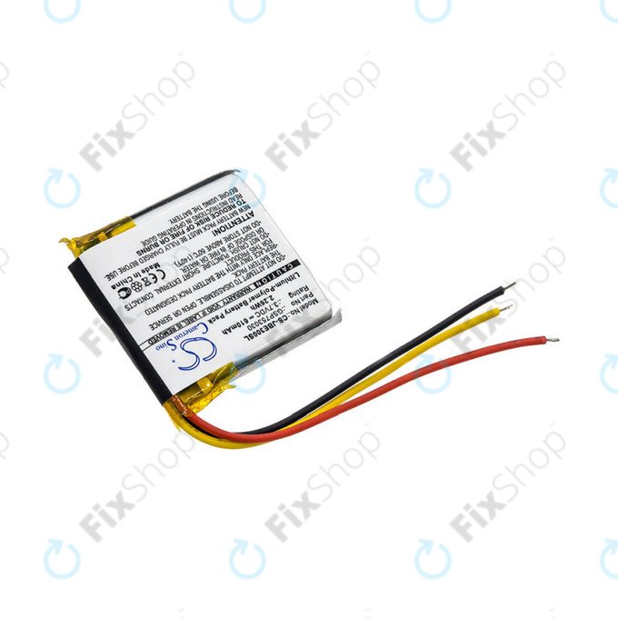 Bateria do JBL Everest Elite 300, E45BT, E55BT, Live 650BT NC, 610mAh, Li-Pol, 3.7V, GSP753030, HQ