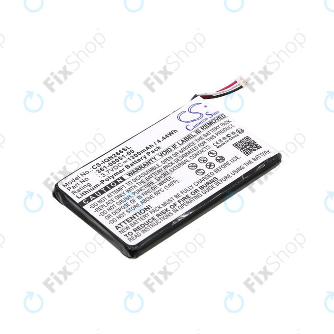 Bateria do Garmin Nüvi 2660, 1200mAh, Li-Pol, 3.7V, 361-00051-00, HQ