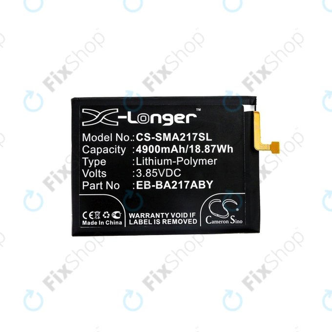 Bateria dla Samsung A04s, 4900mAh, Li-Pol, 3.85 V, EB-BA217ABY, HQ