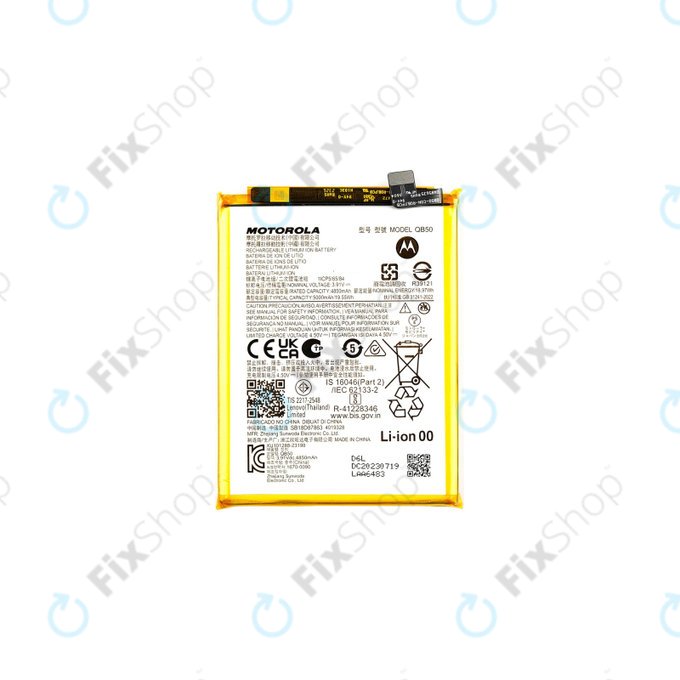 Bateria do Motorola Moto G84 5G, QB50, 5000mAh, SB18D97229, Genuine Service Pack