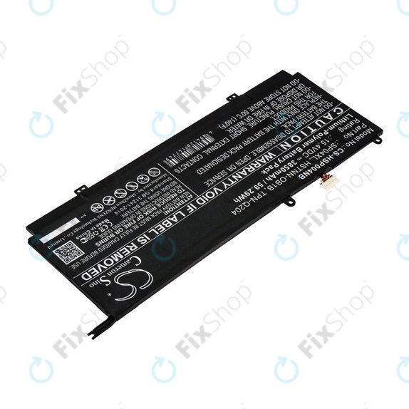 Bateria do HP Spectre X360 13, 3850mAh, Li-Pol, 15.4V, HSTNN-OB1B, HQ