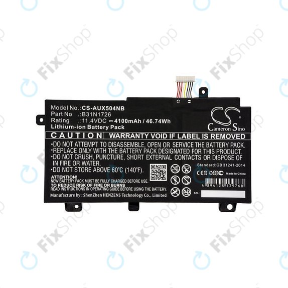 Bateria do Asus TUF 504, 505, 554, 656, FX504, Tuf Gaming A15, 4100mAh, Li-Ion, 11.4V, B31N1726, HQ
