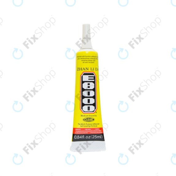 Klej E8000, 25ml, Przezroczysty, Transparent