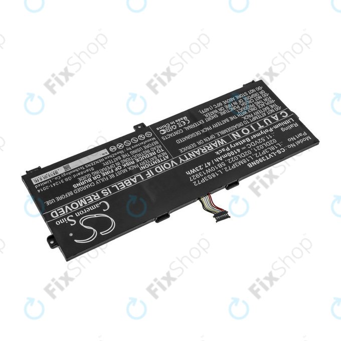 Bateria do Lenovo ThinkPad X390, Yoga X390, 4100mAh, Li-Pol, 11.52V, 02DL021, HQ