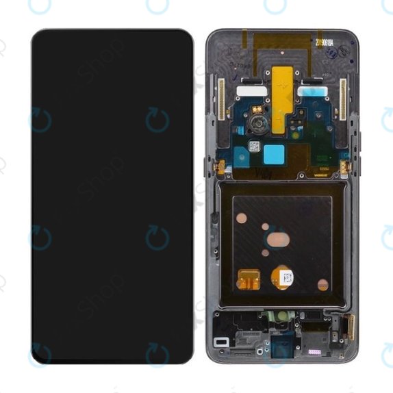 Wyświetlacz OLED do Samsung A80 A805F, Ekran dotykowy z ramką