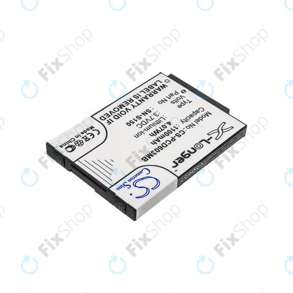 Bateria do Philips SCD 603, 1100mAh, Li-ion, 3.7V, SN-S150, HQ