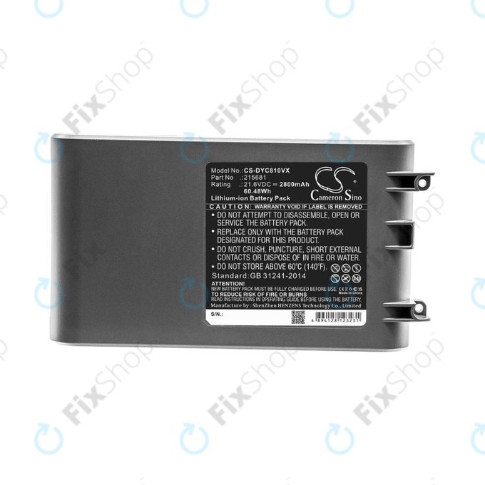 Bateria do Dyson V8, 215681, PM8-US-HFB1497A, Li-Ion, 21,6V 2800mAh, HQ