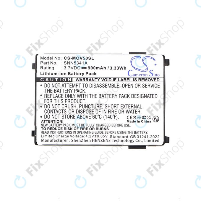 Bateria do Motorola V3688, V2188, L2000, V998+, 900mAh, Li-Ion, 3.7V, SNN5341A, HQ