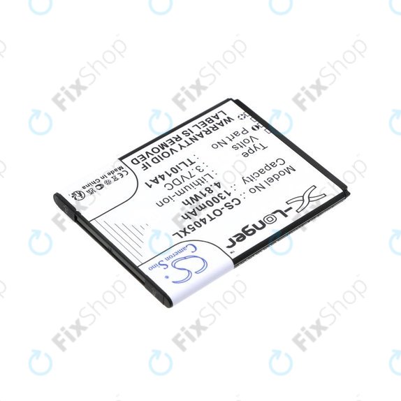 Bateria do Alcatel OneTouch Evolve, 1300mAh, Li-Ion, 3.7V, TLi014A1, HQ