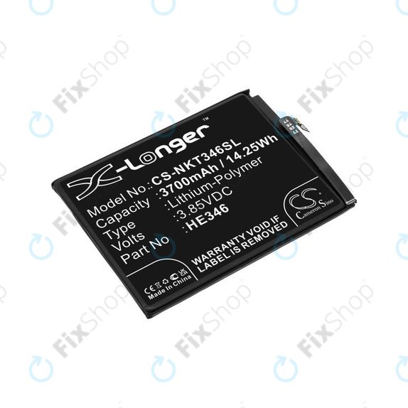 Bateria dla Nokia 7 Plus, 3700mAh, Li-Pol, 3.85 V, HE346, HQ
