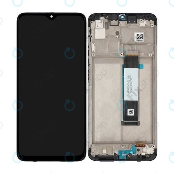 Wyświetlacz do Xiaomi Redmi 9T, Ekran dotykowy z ramką, 560001J19S00, Carbon Gray, Genuine Service Pack