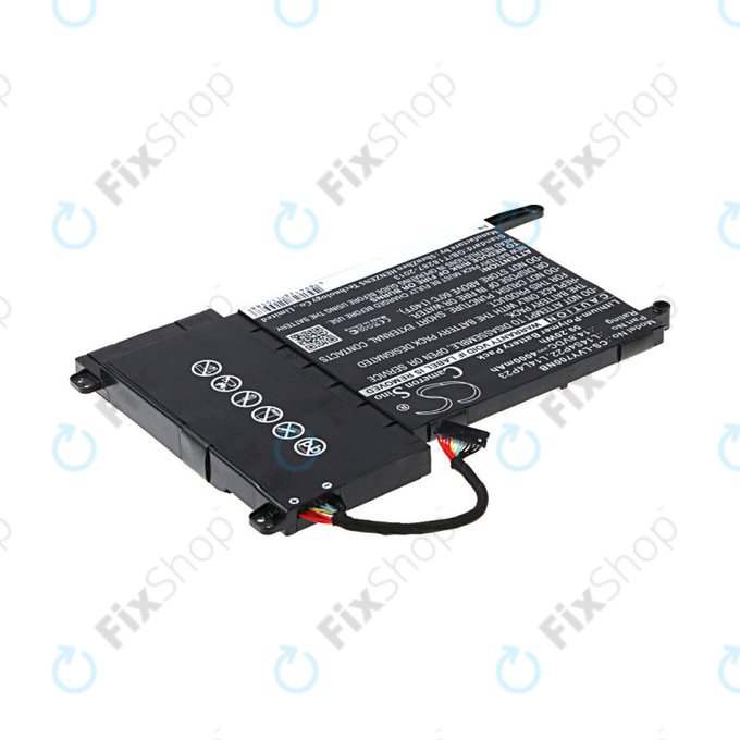 Bateria do Lenovo Eraser Y700, IdeaPad Y700, 4000mAh, Li-Pol, 14.8V, L14S4P22, HQ