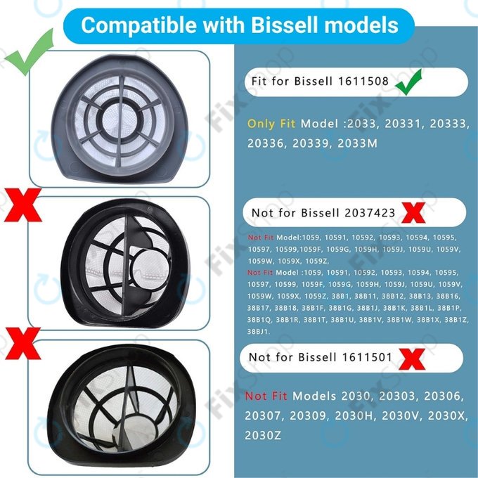 Filtr 2033 do Bissell FeatherWeight