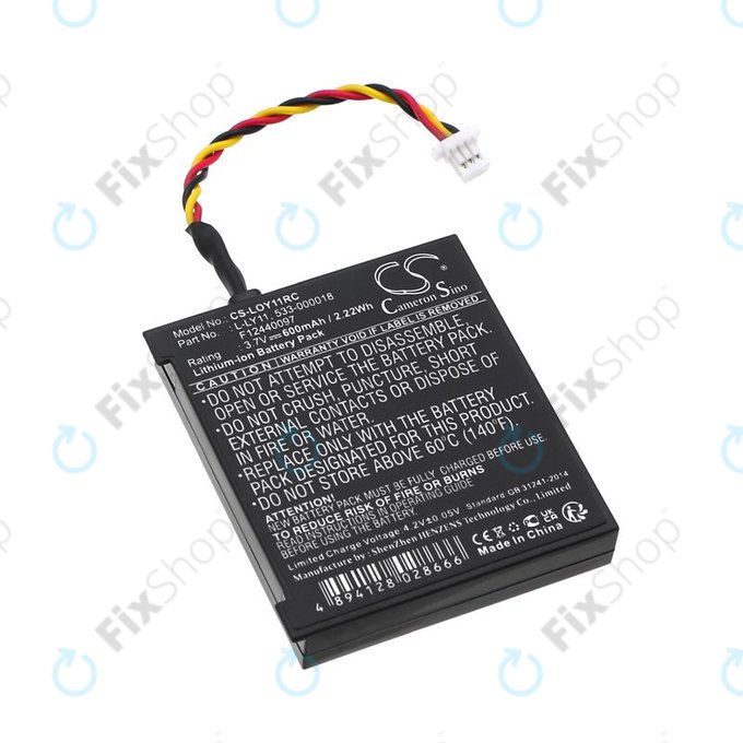 Bateria do Logitech G930, 600mAh, Li-Ion, 3.7V, L-LY11, HQ