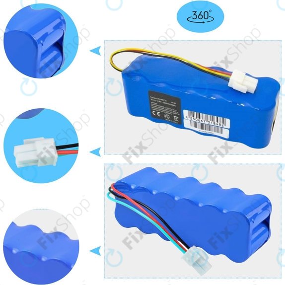 Bateria do Samsung Navibot SR8840, SR8895, VCR8845, VCA-RBT20, Ni-MH, 14,4V 3000mAh
