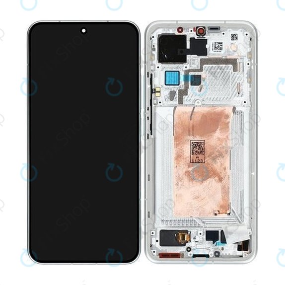 Wyświetlacz do Xiaomi 15 5G, Ekran dotykowy z ramką, Biały, White, 560062000O300, Genuine Service Pack