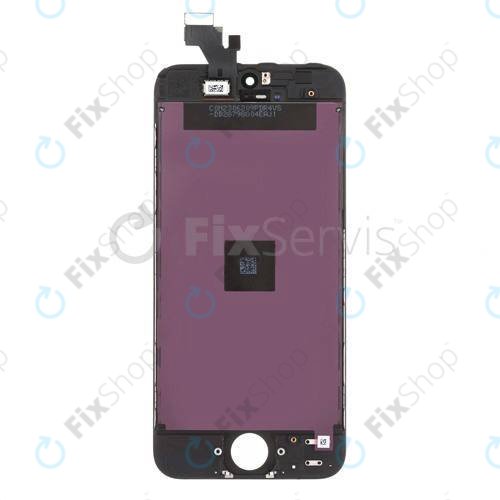 Wyświetlacz dla iPhone 5, Black, Ekran dotykowy z ramką