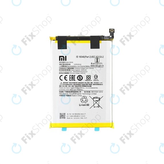 Bateria do Xiaomi Redmi 9A, A1, A2, BN56 5000mAh, BN5F 5000mAh, 46020000425D, Genuine Service Pack