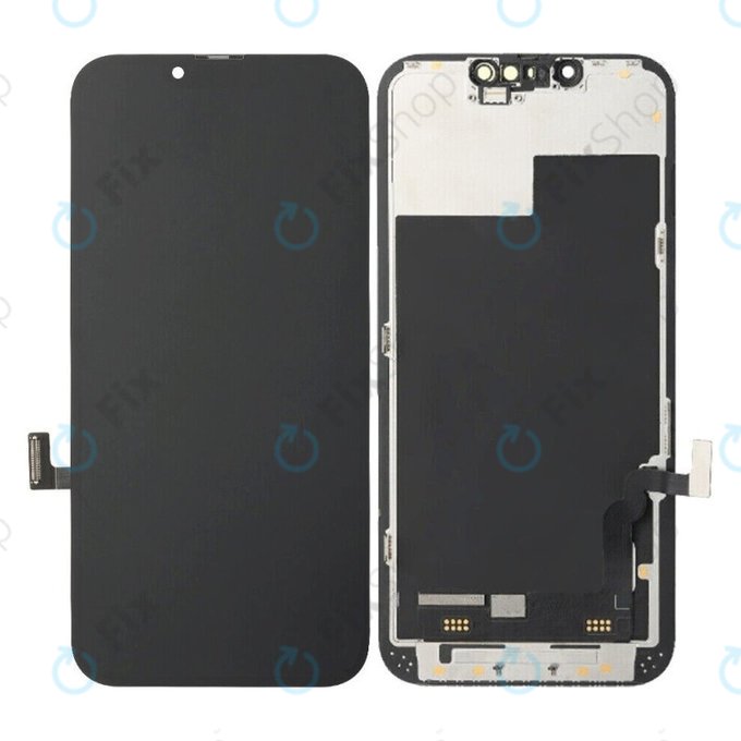 Wyświetlacz Soft OLED dla iPhone 13, Ekran dotykowy z ramką, DIAGNOSTIC