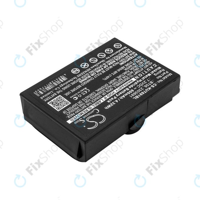 Bateria do Ikusi TM60, 61, 62, 600mAh, Ni-MH, 7.2V, BT06, HQ