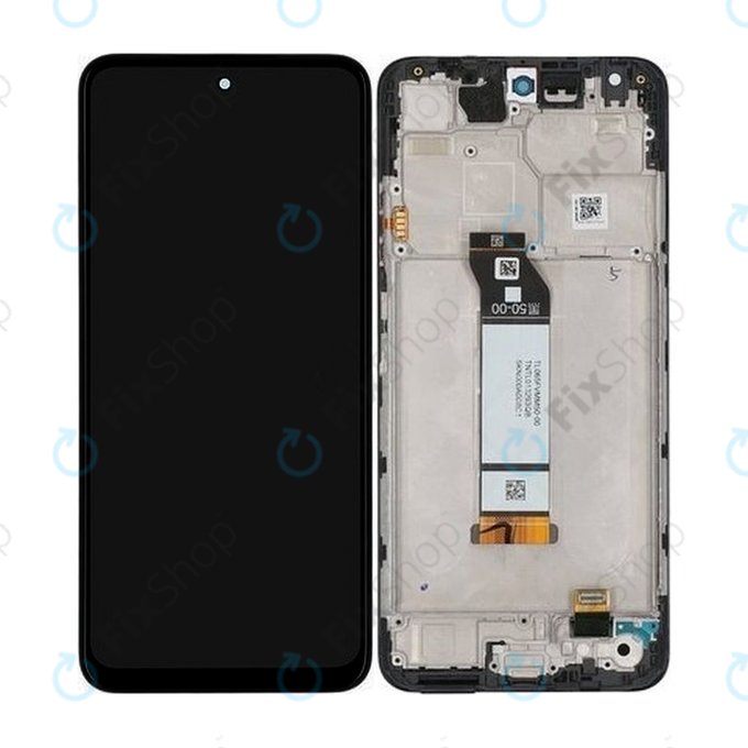 Wyświetlacz do Xiaomi Redmi Note 10 5G, Ekran dotykowy z ramką, 5600020K1900, Graphite Gray, Genuine Service Pack
