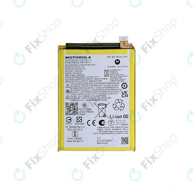 Bateria do Motorola Moto G14, G54, PC50, 5000mAh, SB18E08688, Genuine Service Pack