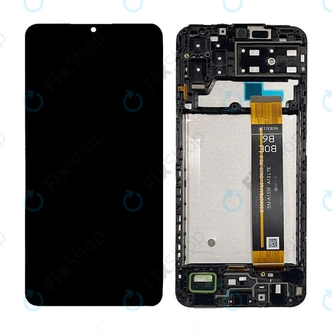 Wyświetlacz do Samsung A13 A135F, Ekran dotykowy z ramką, TFT