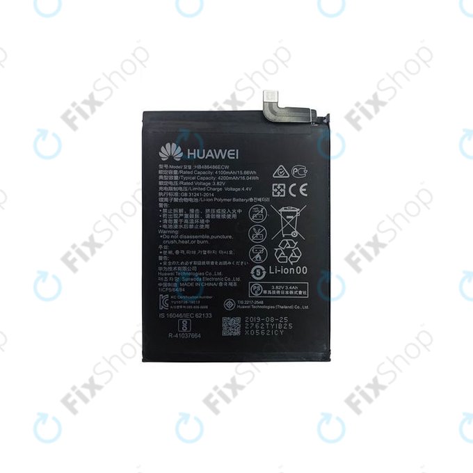 Bateria do Huawei Mate 20 Pro, P30 Pro, HB486486ECW, 4200mAh, 24022762, 24022946, Genuine Service Pack