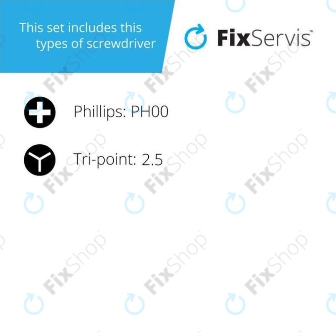 Proste Śrubokręti - Phillips + Tri-Point (MacBook)