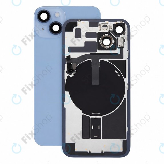 Szkło tylnej obudowy do iPhone 14, Blue, Pulled A