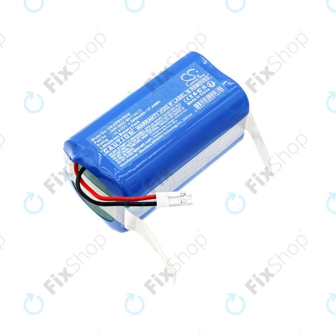 Bateria do Concept VR3110, VR3115, VR3000, 2600mAh, Li-Ion, 14.4V, INR18650 MH1-4S1P, HQ