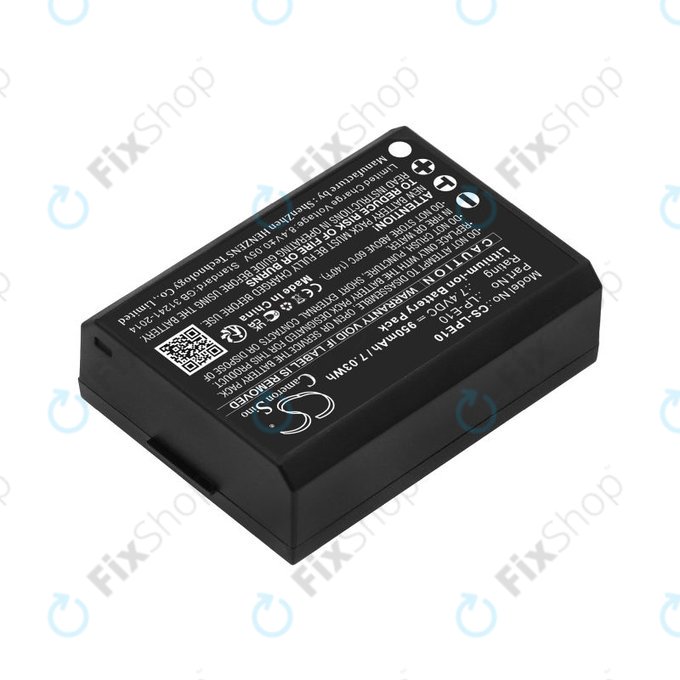Bateria do Canon EOS 1100D, EOS 1300D, 950mAh, Li-Ion, 7.4V, LP-E10, HQ