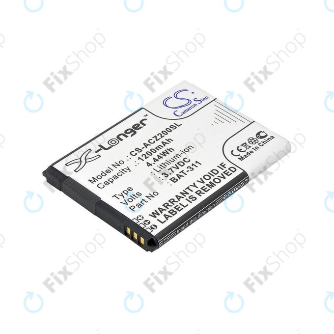 Bateria do Acer Liquid Z200, BAT-311, Li-ion, 3.7V, 1200mAh, HQ