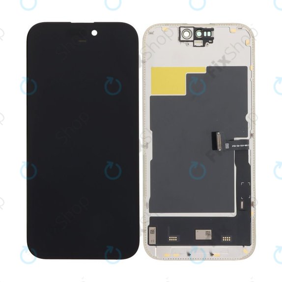 Wyświetlacz Soft OLED 120Hz dla iPhone 15 Pro, Ekran dotykowy z ramką, FixPremium