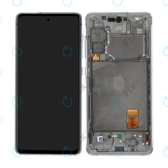 Wyświetlacz do Samsung S20 FE G780F, Ekran dotykowy z ramką, GH82-24220B, GH82-24219B, GH82-31328B, GH82-31329B, Cloud White, Genuine Service Pack