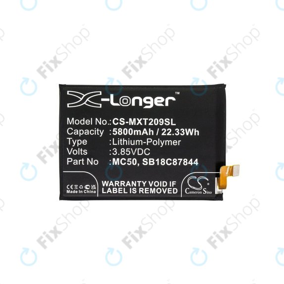 Bateria dla Motorola Moto G9 Power, 5800mAh, Li-Pol, 3.85 V, MC50, HQ