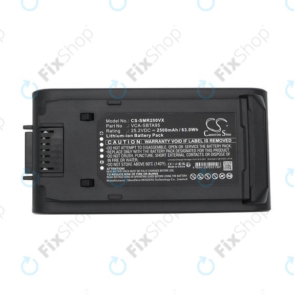 Bateria do Samsung Bespoke Jet, Bespoke Jet Complete, 2500mAh, Li-Ion, 25.2V, VCA-SBTA95, HQ