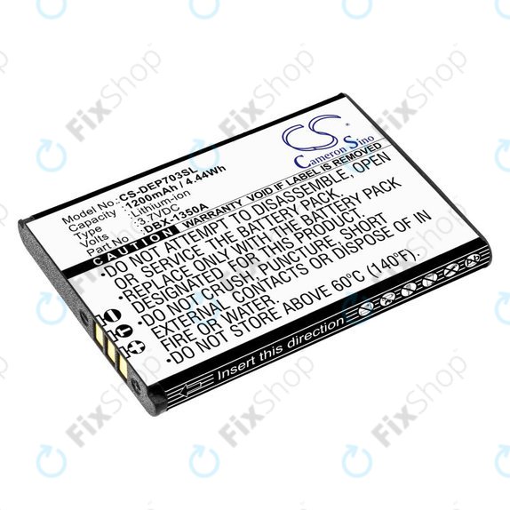 Bateria do Doro 7030, 7031, DFC-0270, 7080, 1200mAh, Li-Ion, 3.7V, DBX-1350A, HQ