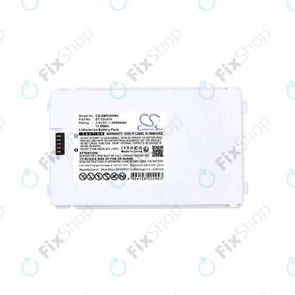 Bateria do Zebra TC21,TC26,TC26AK,TC210,TC210K, BTRY-TC2Y-1XMA1-01, 3050mAh, (White), HQ