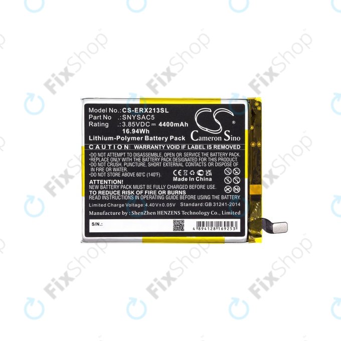 Bateria dla Sony Xperia 10 III, 4400mAh, Li-Pol, 3.85 V, SNYSAC5, HQ