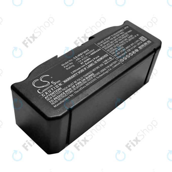 Bateria do iRobot Roomba e-seria, i-seria, ABL-D1, 4624864, ABL-D2, Li-Ion, 14,4V 6800mAh, HQ