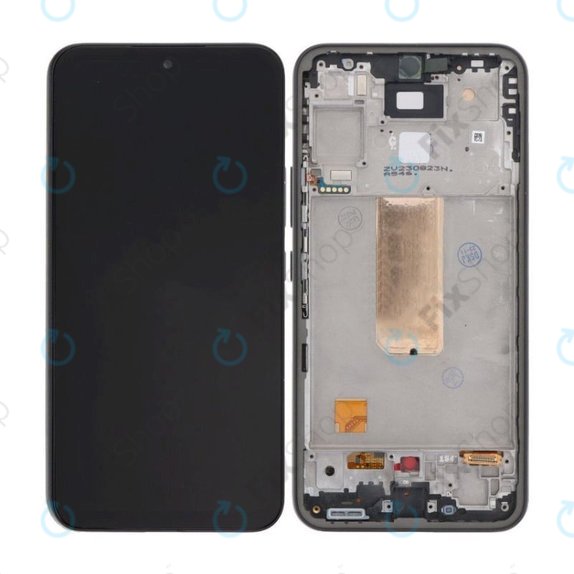 Wyświetlacz do Samsung A54 5G A546B, Ekran dotykowy z ramką, Czarny, Black, TFT