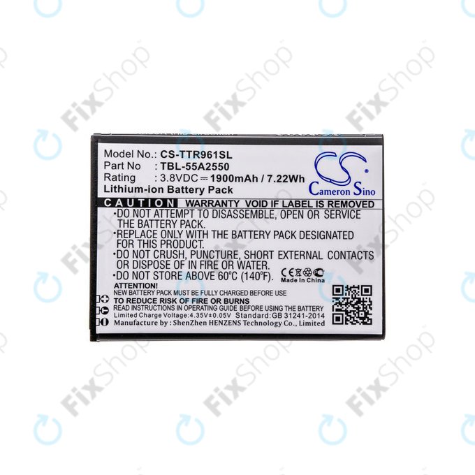 Bateria do TP-Link M7350, 1900mAh, Li-ion, 3.8V, TBL-55A2550, HQ