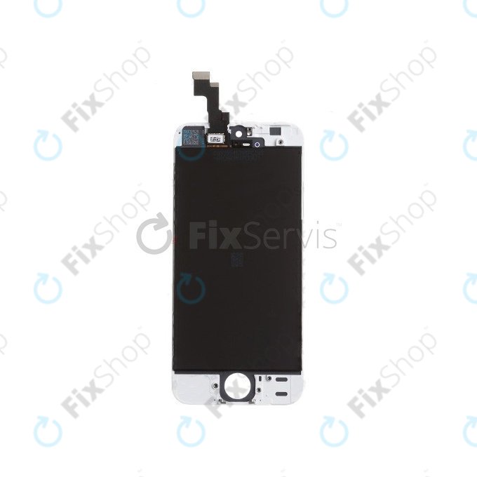 Wyświetlacz dla iPhone 5S, SE, White, Ekran dotykowy z ramką