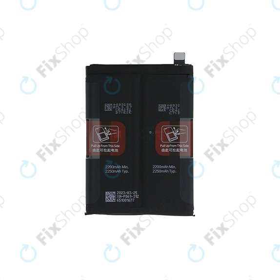 Bateria do OnePlus 11 PHB110, BLP975, 5000mAh
